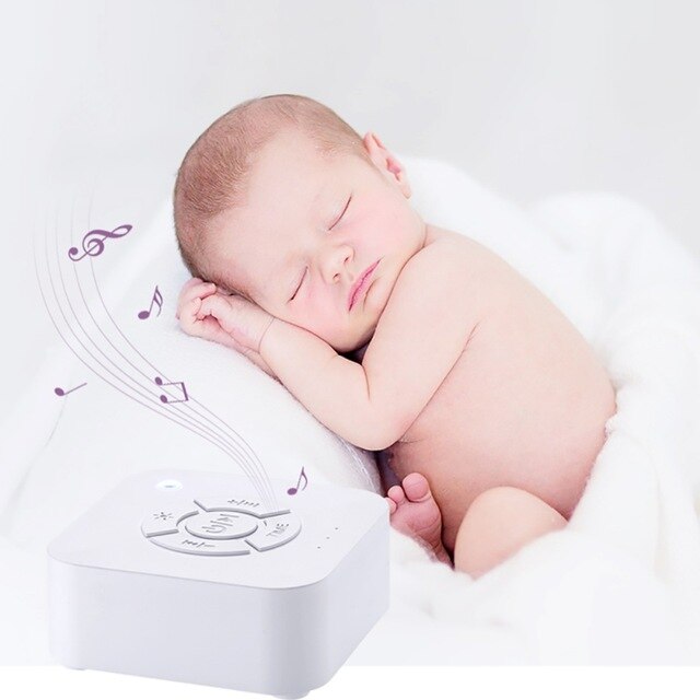 Sömnmaskin med vitt brus och nattljus – för baby och vuxna