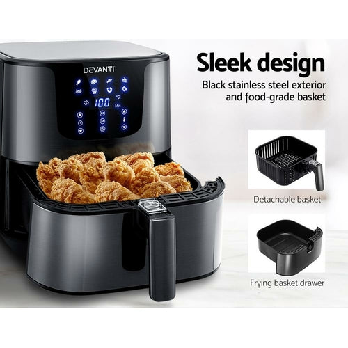 Devanti Airfryer 7 L – Digital varmluftsfritös